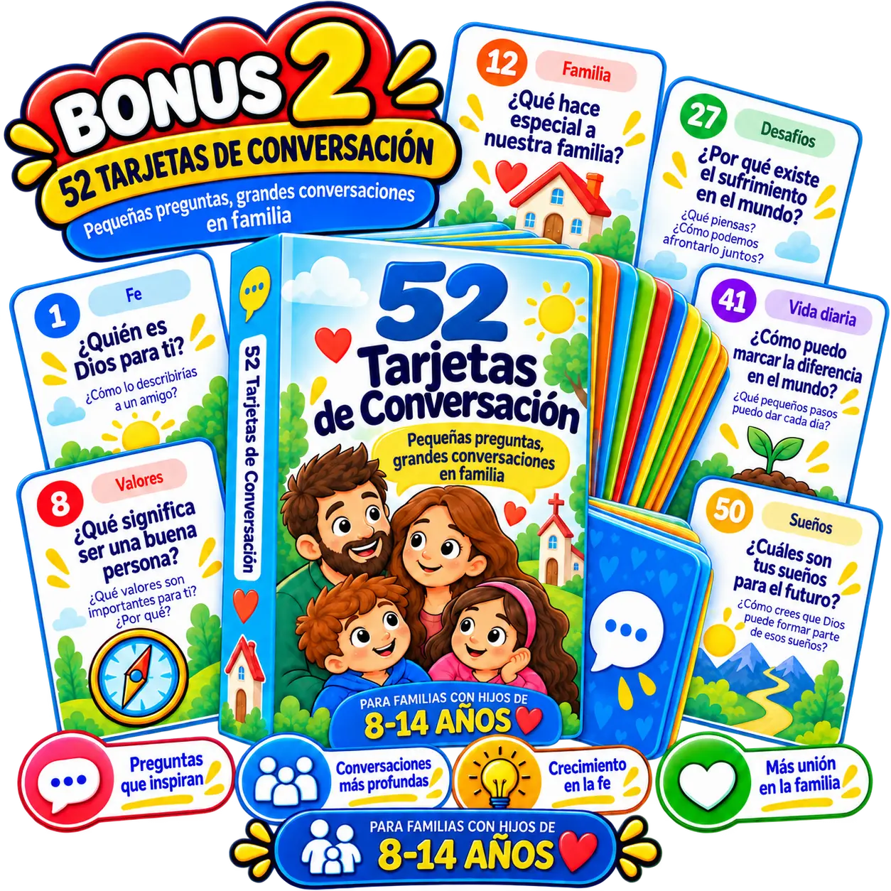 Bono 2 — 52 Tarjetas de Conversación
